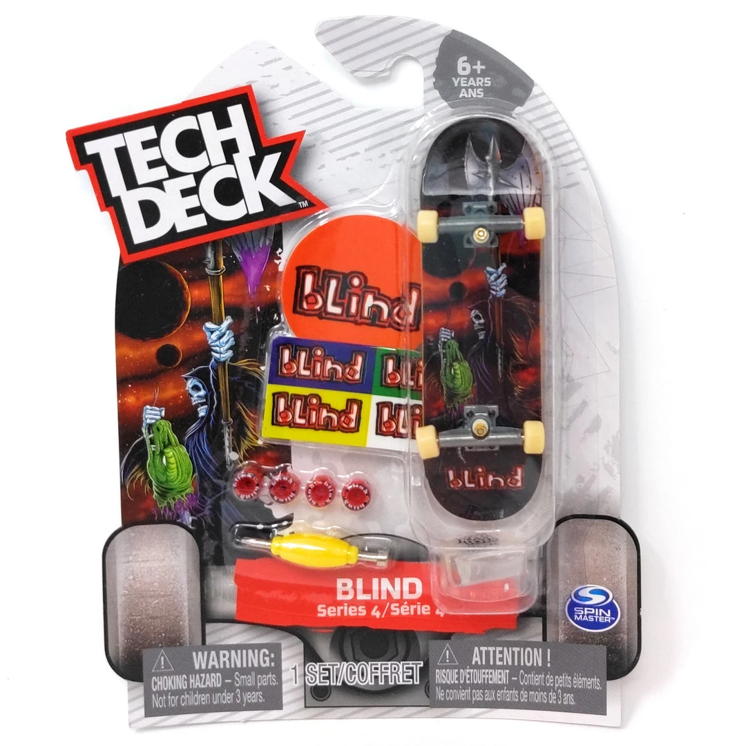 Tech Deck Blind Skateboards Series 4 Lizard Head Grim Reaper Ultra Rare Fingerboard 1 Tech Deck Blind Skateboards Series 4 Lizard Head Grim Reaper Ultra Rare Fingerboard