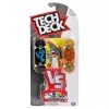 Tech Deck VS Series Santa Cruz Skateboards Screaming Hand And Classic Dot Fingerboard 2-Pack, Obstacle And Challenge Card Set Spin Master