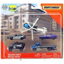 Matchbox Story-in-A-Box Mission Force Rescue Squad Die-cast Vehicle 5-Pack