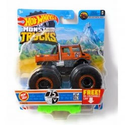 Hot Wheels Monster Trucks Mercedes-Benz Unimog With Re-Crushable Car Mattel