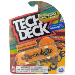 Spin Master Tech Deck Throwback Series Chocolate Skateboards Justin Eldridge Original Chunk Fingerboard - 2022 Walmart Exclusive