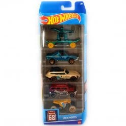 Hot Wheels HW Sports 5 Pack Die-Cast Vehicle Set