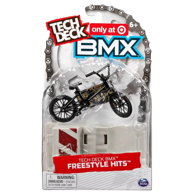 Tech Deck BMX Freestyle Hits SE Bikes Black Finger Bike - Barrier Obstacle 4 Tech Deck BMX Freestyle Hits SE Bikes Black Finger Bike - Barrier Obstacle