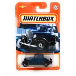 Mattel Matchbox 1934 Chevy Master Coupe 1:64 Scale Blue Vehicle