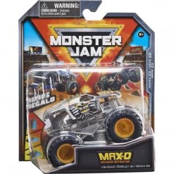 Monster Jam Max-D With Stunt Barrel Series 22 See Thru Crew 1:64 Scale Truck