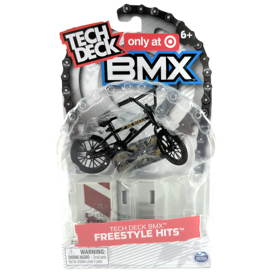 Tech Deck BMX Freestyle Hits SE Bikes Black Finger Bike - Barrier Obstacle 1 Tech Deck BMX Freestyle Hits SE Bikes Black Finger Bike - Barrier Obstacle
