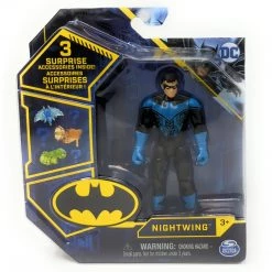 DC Comics Bat-Tech Nightwing 4-inch Action Figure With 3 Mystery Accessories