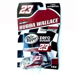 Nascar Authentics Bubba Wallace #23 Dr Pepper 2021 Wave 11 1:64 Scale Vehicle