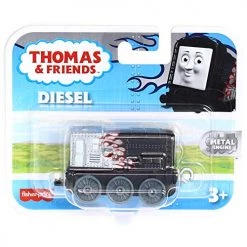 Thomas & Friends Silver Metallic Flame Diesel Metal Engine Push Along Train
