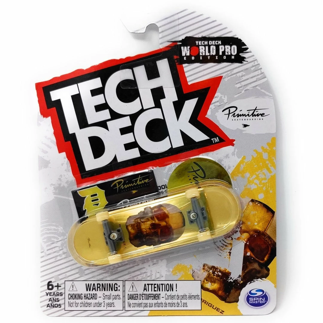 Spin Master Tech Deck World Pro Edition Primitive Skateboards Paul Rodriguez King Skull Rare Gold Foil Complete Fingerboard 1 Spin Master Tech Deck World Pro Edition Primitive Skateboards Paul Rodriguez King Skull Rare Gold Foil Complete Fingerboard