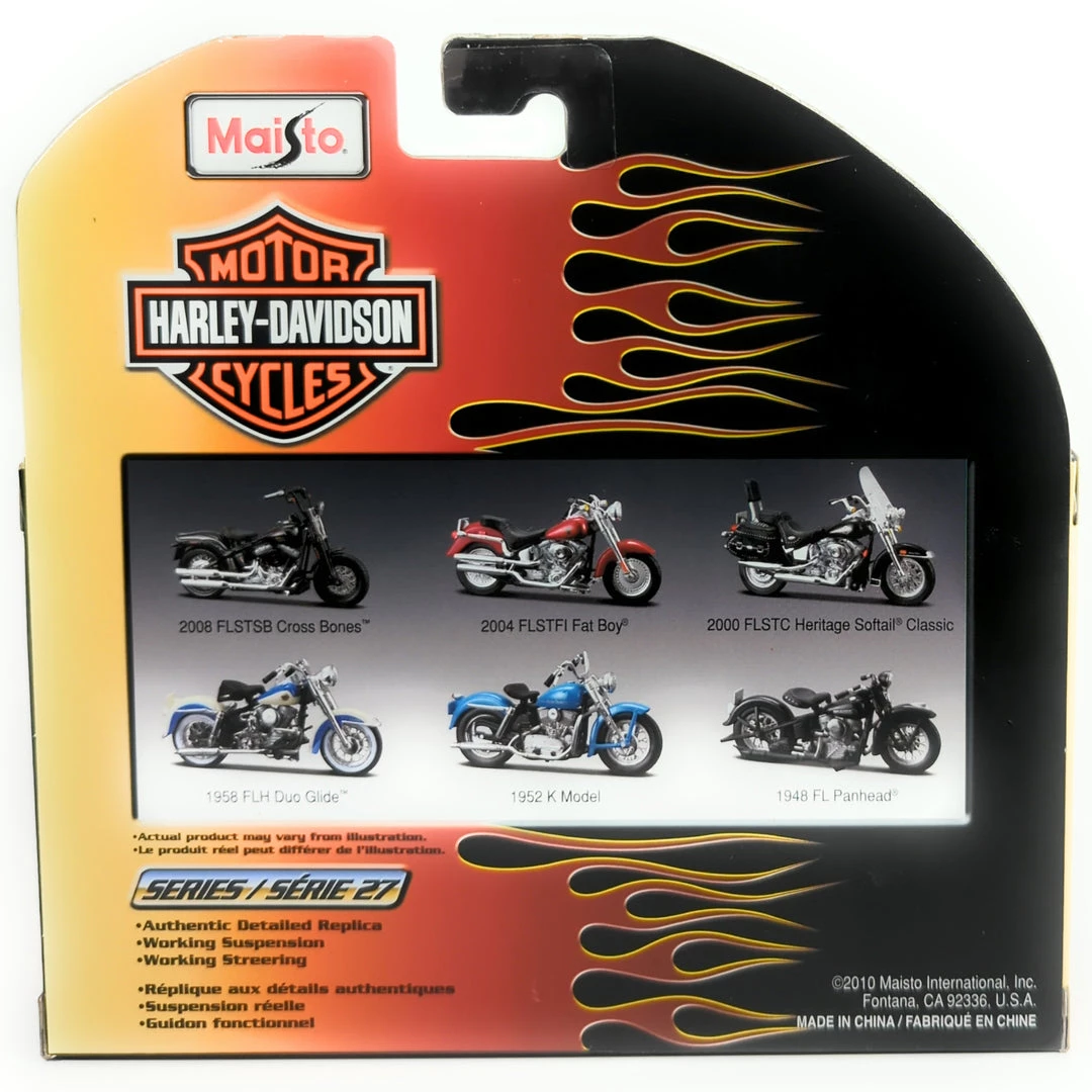 Maisto Motorcycles Harley-Davidson Series 27 Die-Cast 1948 Panhead 1:18 Scale 2 Maisto Motorcycles Harley-Davidson Series 27 Die-Cast 1948 Panhead 1:18 Scale