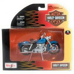 Maisto Motorcycles Harley-Davidson Series 27 Die-Cast 1952 K Model Blue 1:18 Scale