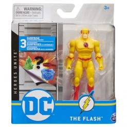 DC Comics Heroes Unite Yellow Reverse Flash 4-inch Action Figure With 3 Mystery Accessories