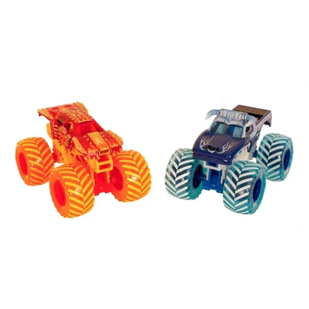 Spin Master Monster Jam Fire & Ice Limited Edition Max D Fire And El Toro Loco Ice 1:64 Scale Truck 2 Pack 2 Spin Master Monster Jam Fire & Ice Limited Edition Max D Fire And El Toro Loco Ice 1:64 Scale Truck 2 Pack