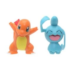 Pokémon Battle Figure 2 Pack Wynaut And Charmander, 2-inch
