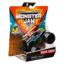 Monster Jam Grave Digger With Wheelie Bar 1:64 Scale Truck, Spectre Series 19