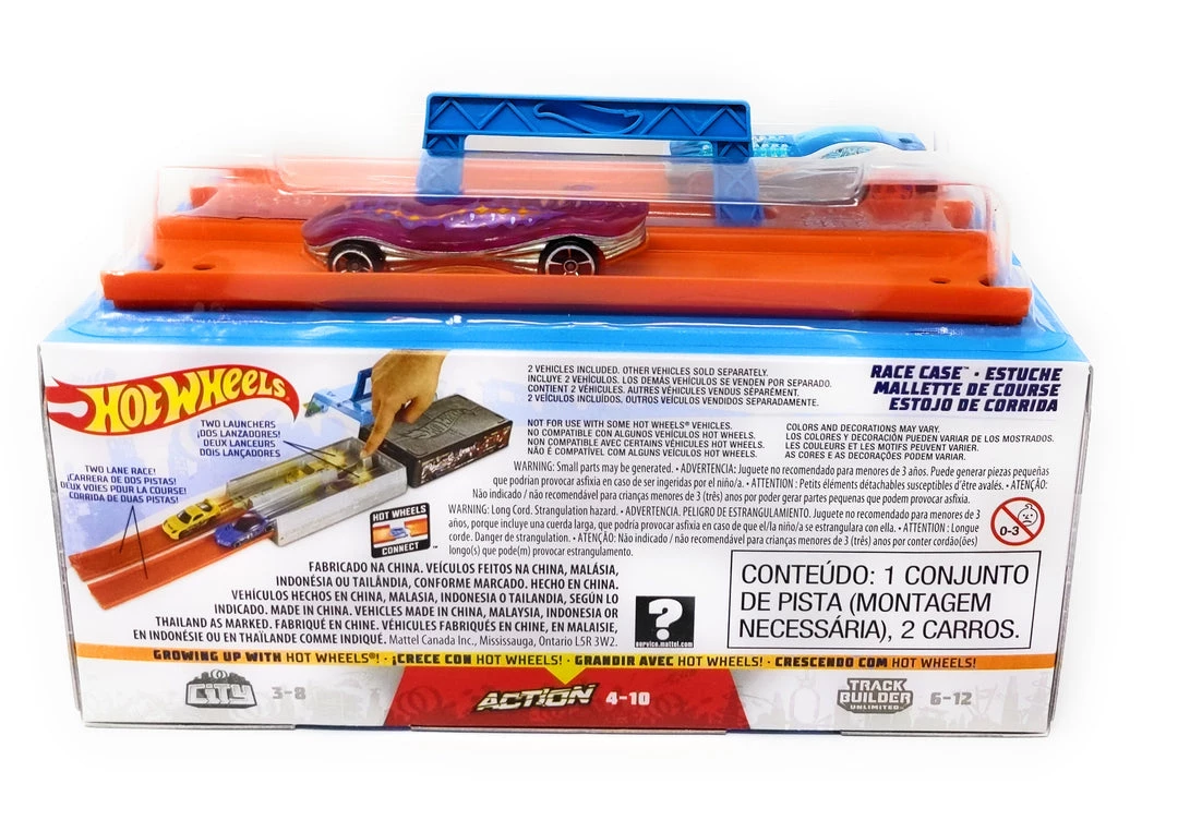 Mattel Hot Wheels Race Case Track Set 3 Mattel Hot Wheels Race Case Track Set