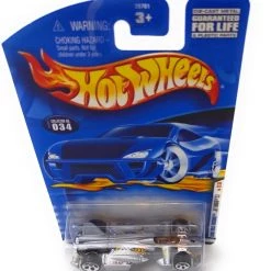 Hot Wheels 2001 First Editions Jet Threat 3.0 No. 22/36 Unpainted Base 2001 Collector No. 034 (Ships In Card Protector Case) Mattel 6 Hot Wheels 2001 First Editions Jet Threat 3.0 No. 22/36 Unpainted Base 2001 Collector No. 034 (Ships In Card Protector Case) Mattel