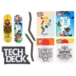 Spin Master Tech Deck VS Series Primitive Skateboards Rodriguez Samurai Warrior And Dirty P Creation Fingerboard 2-Pack, Obstacle And Challenge Card Set 6 Spin Master Tech Deck VS Series Primitive Skateboards Rodriguez Samurai Warrior And Dirty P Creation Fingerboard 2-Pack, Obstacle And Challenge Card Set