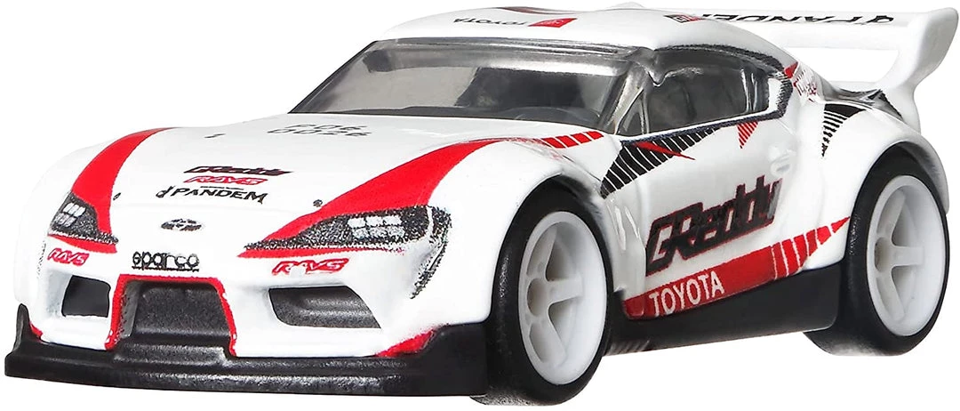 Hot Wheels Premium Car Culture '20 Toyota GR Supra Slide Street 2/5 White 1:64 Scale 2 Hot Wheels Premium Car Culture '20 Toyota GR Supra Slide Street 2/5 White 1:64 Scale