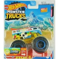 Hot Wheels Monster Trucks VW Drag Bus 1:64 Scale Multi-Color Toy Truck