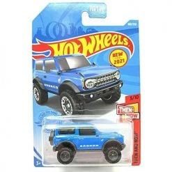 DieCast Hot Wheels '21 Ford Bronco (Blue) 100/250 - Then And Now 3/10 Mattel