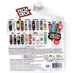 Tech Deck Neon Invasion Santa Cruz Skateboards 2021 Series Big Mouth Splatter Ultra Rare Complete Fingerboard Spin Master