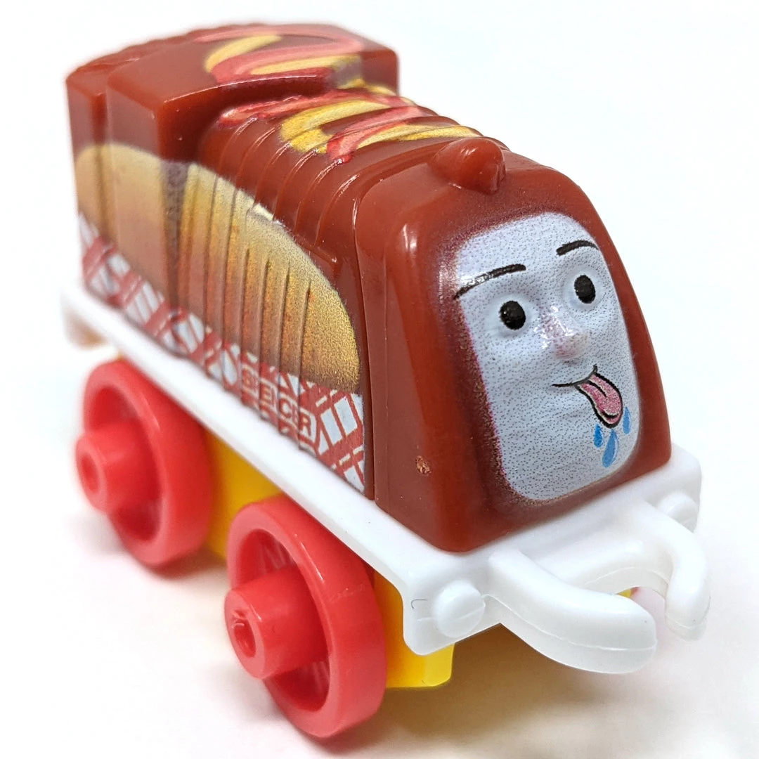 Fisher-Price Thomas & Friends MINIS 2020 Series 22 - Food Spencer Hot Dog Single Mini Train Blind Bag 2 Fisher-Price Thomas & Friends MINIS 2020 Series 22 - Food Spencer Hot Dog Single Mini Train Blind Bag