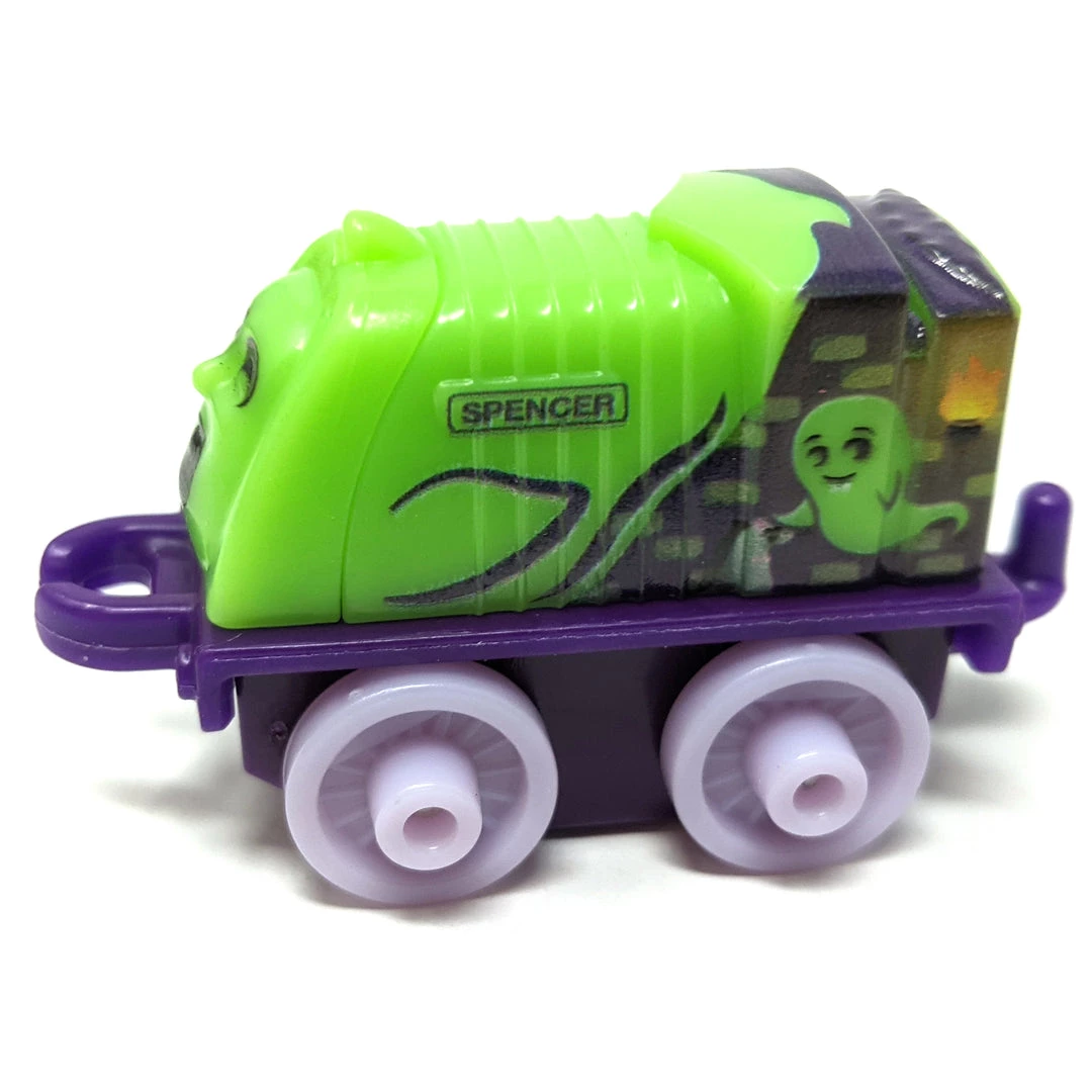 Fisher-Price Thomas & Friends MINIS 2020 Series 22 - Ghost Spencer Green Glow In The Dark Single Mini Train Blind Bag 3 Fisher-Price Thomas & Friends MINIS 2020 Series 22 - Ghost Spencer Green Glow In The Dark Single Mini Train Blind Bag