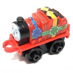 Fisher-Price Thomas & Friends MINIS 2020 Series 22 - Anniversary James Gift Wrapped With Bows And Ribbon Single Mini Train Blind Bag