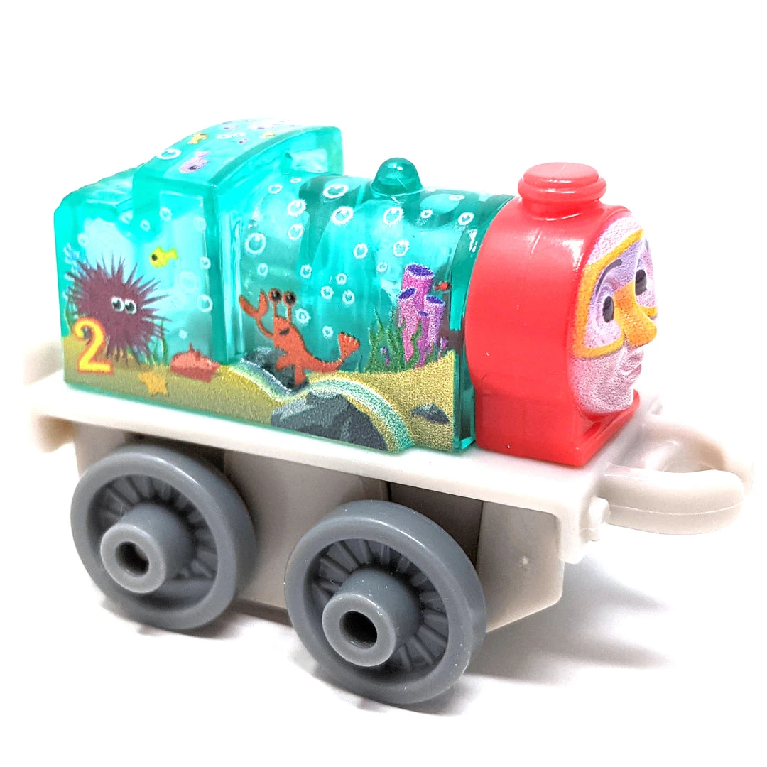 Fisher-Price Thomas & Friends MINIS 2020 Series 22 - Aquarium Edward Diving Mask Single Mini Train Blind Bag 1 Fisher-Price Thomas & Friends MINIS 2020 Series 22 - Aquarium Edward Diving Mask Single Mini Train Blind Bag