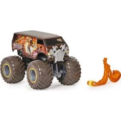 Monster Jam Thunder Bus With Wheelie Bar 1:64 Scale Truck
