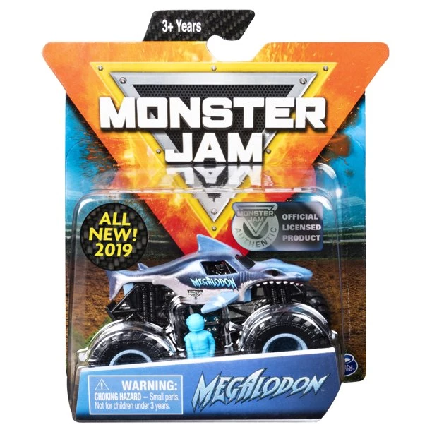 Monster Jam Megalodon 1:64 Scale Truck, Crazy Creatures Series 2 Monster Jam Megalodon 1:64 Scale Truck, Crazy Creatures Series