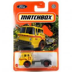 Matchbox 1965 Ford C900, Shell Graphic 63/100 Yellow Truck 1:64 Scale Vehicle