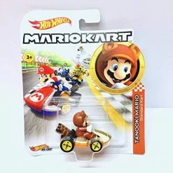 Hot Wheels MarioKart Tanooki Mario Standard Kart Die-Cast Vehicle Mattel