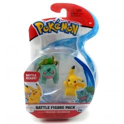Pokémon Pokemon Battle Figure Pack Pikachu And Bulbasaur 2 Inch Figures
