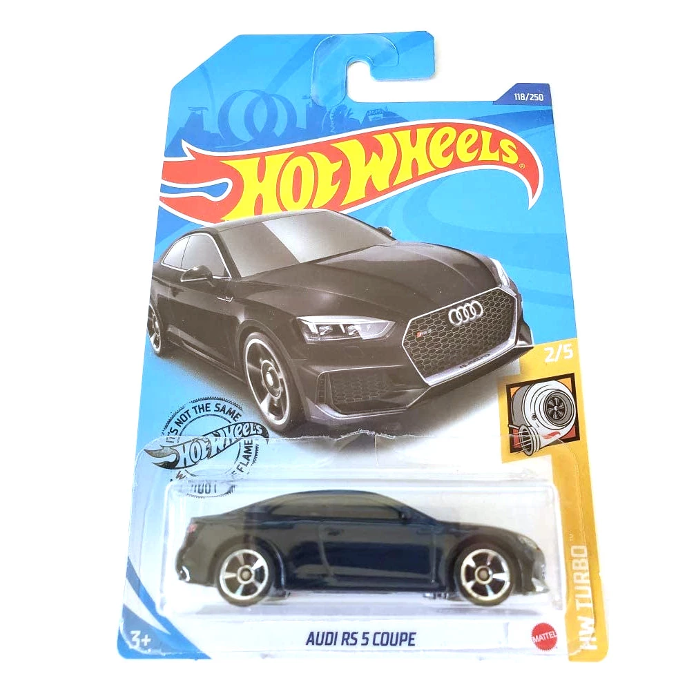 Hot Wheels 2020 Hw Turbo Audi RS 5 Coupe, Black 118/250 1 Hot Wheels 2020 Hw Turbo Audi RS 5 Coupe, Black 118/250