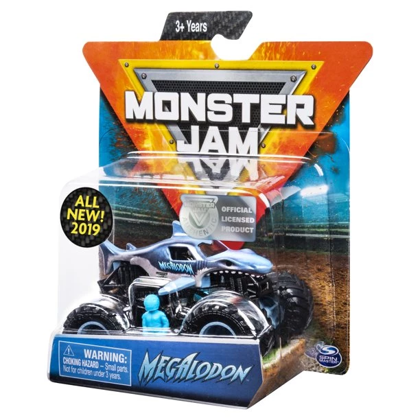 Monster Jam Megalodon 1:64 Scale Truck, Crazy Creatures Series 4 Monster Jam Megalodon 1:64 Scale Truck, Crazy Creatures Series