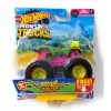 Mattel Hot Wheels Monster Trucks Rodger Dodger Neon Shockers With Re-Crushable Car