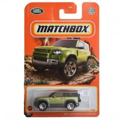 Matchbox 2020 Land Rover Defender 90, MBX Mountain 11/100 Green 1:64 Scale Vehicle