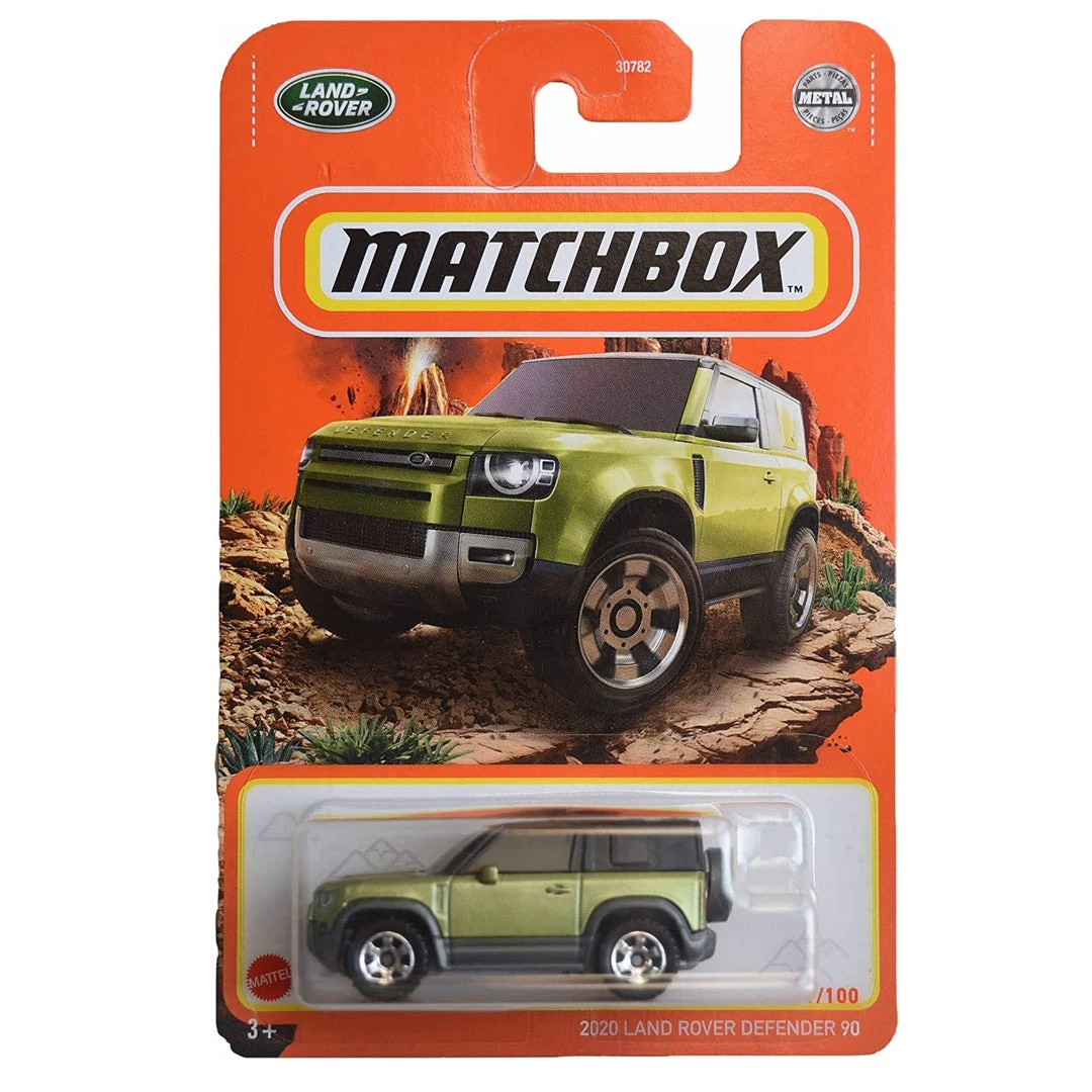 Matchbox 2020 Land Rover Defender 90, MBX Mountain 11/100 Green 1:64 Scale Vehicle 1 Matchbox 2020 Land Rover Defender 90, MBX Mountain 11/100 Green 1:64 Scale Vehicle