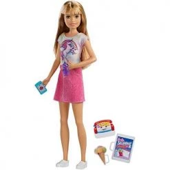 Toy Choo Choo Mattel Barbie Babysitters Inc. Doll, Blonde With Phone And Baby Bottle, For 3 To 7 Year Olds