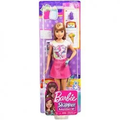 Toy Choo Choo Mattel Barbie Babysitters Inc. Doll, Blonde With Phone And Baby Bottle, For 3 To 7 Year Olds