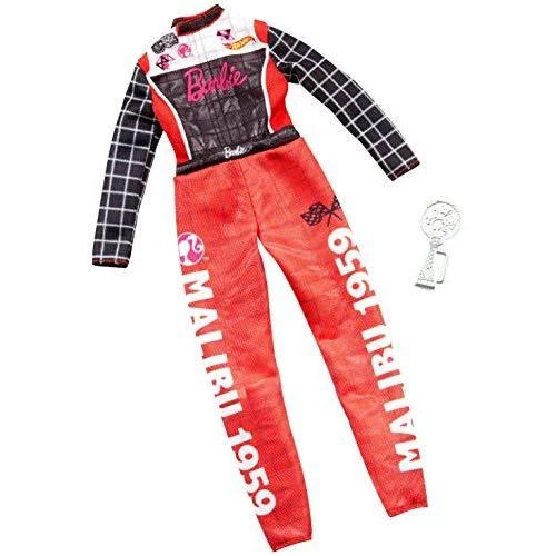 Toy Choo Choo Barbie Clothes Career Outfit Doll, Racecar Driver Jumpsuit With Trophy, Gift For 3 To 8 Year Olds 1 Toy Choo Choo Barbie Clothes Career Outfit Doll, Racecar Driver Jumpsuit With Trophy, Gift For 3 To 8 Year Olds