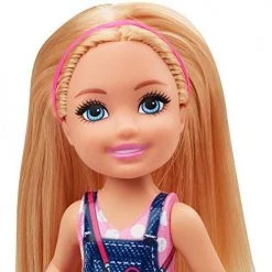 Toy Choo Choo Barbie Club Chelsea Doll (6-inch Blonde) With Graphic Top And Jean Skirt Mattel