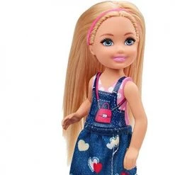 Toy Choo Choo Barbie Club Chelsea Doll (6-inch Blonde) With Graphic Top And Jean Skirt Mattel