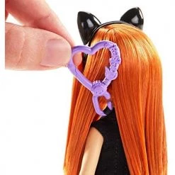 Toy Choo Choo Mattel Barbie Club Chelsea Dress-Up Doll In Cat Costume With Accessories, 6-Inch, Red Hair, For 3 To 7 Year Olds