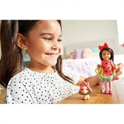 Toy Choo Choo Mattel Barbie Club Chelsea Dress-Up Doll In Watermelon Costume With Accessories, 6-Inch Brunette, For 3 To 7 Year Olds