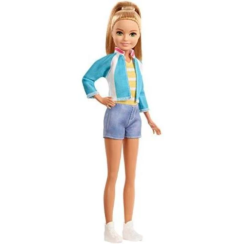 Toy Choo Choo Barbie Dreamhouse Adventures Stacie Doll, Approx. 9-Inch, Blonde In Denim Shorts And Jacket, Gift For 3 To 7 Year Olds 1 Toy Choo Choo Barbie Dreamhouse Adventures Stacie Doll, Approx. 9-Inch, Blonde In Denim Shorts And Jacket, Gift For 3 To 7 Year Olds