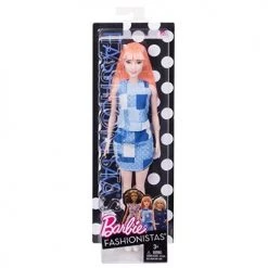 Toy Choo Choo Barbie Fashionistas Doll 60 Patchwork Denim Mattel